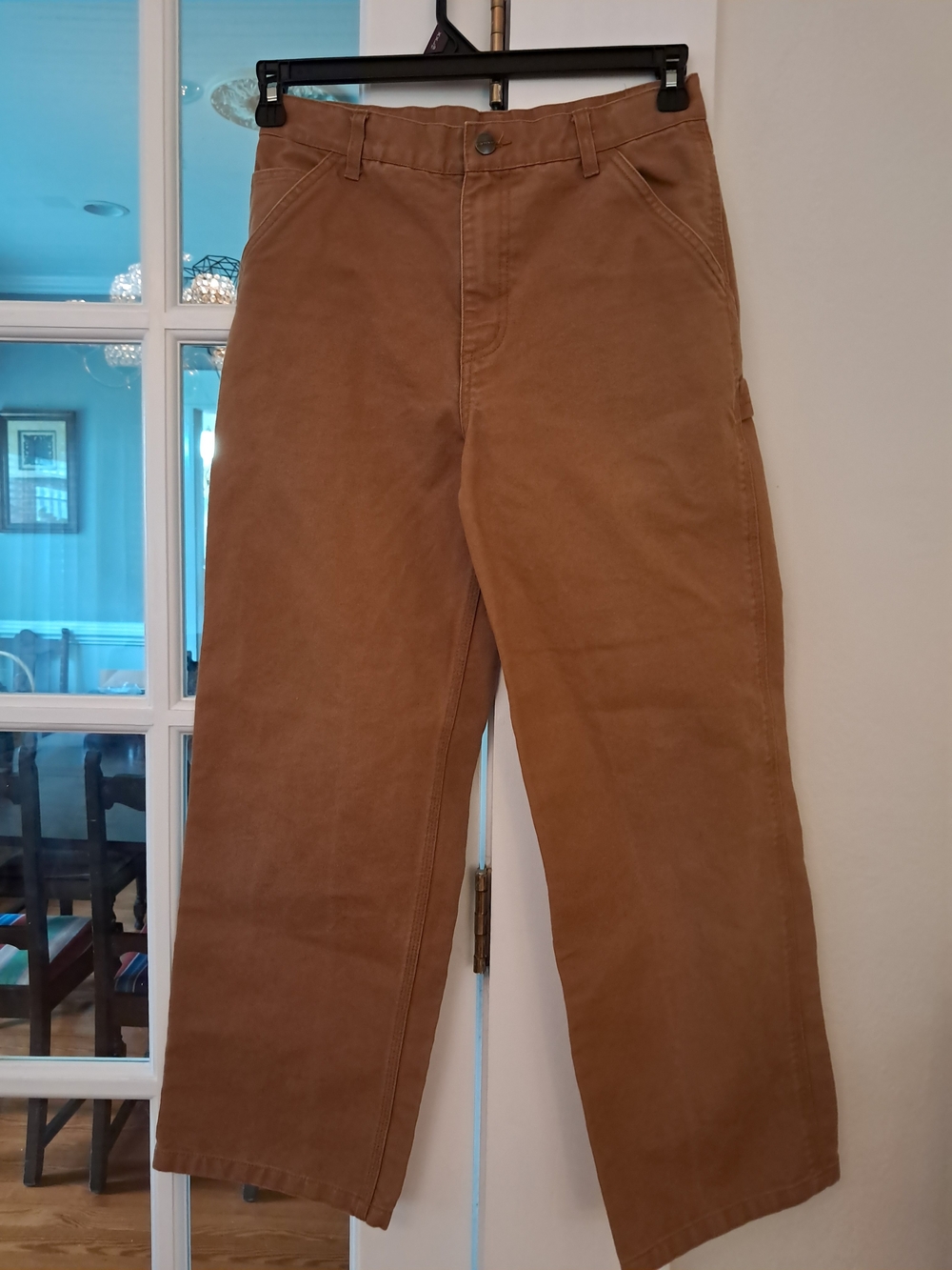 Carhartt Yputh Size 14 Brown Work Pants